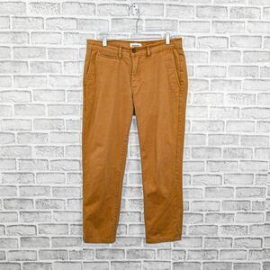 TAYLOR STITCH Men's Slim Slim Chino Pants in brown khaki size 32x27